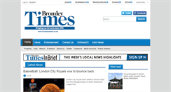 Desktop Screenshot of bromleytimes.co.uk